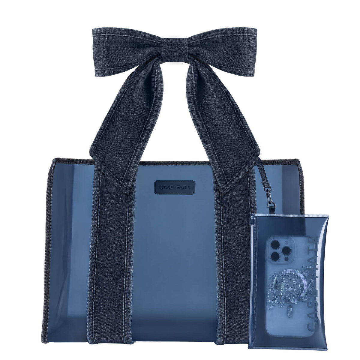 Case-Mate | Denim Bow Jelly Tote Bag