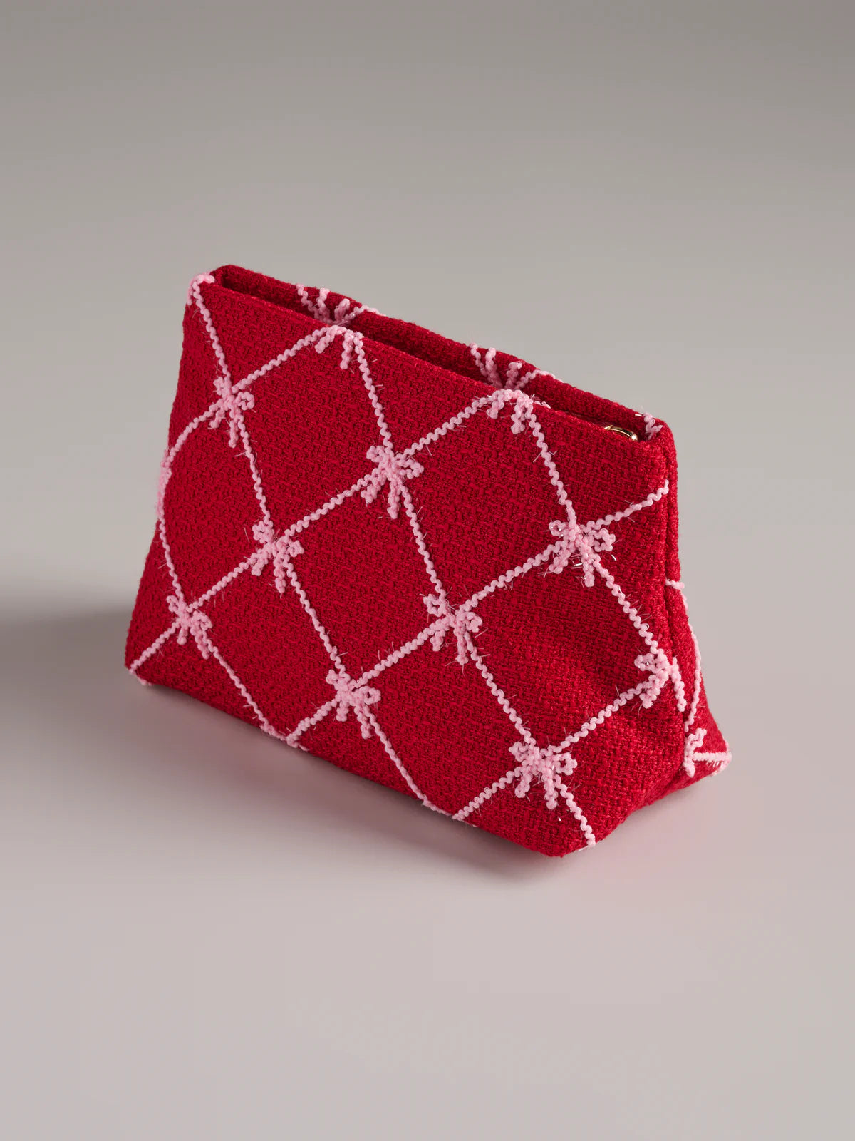 Shiraleah | Tinsel Bow Zip Pouch