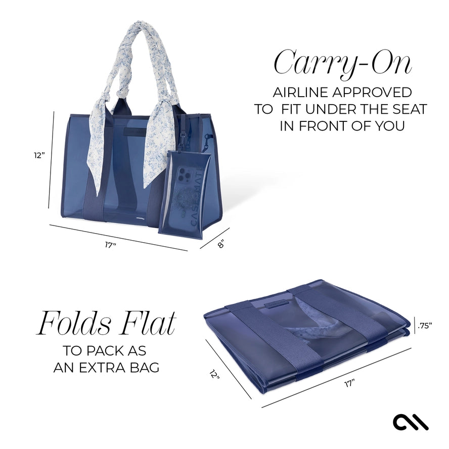 Case-Mate | Something Navy Twilly Jelly Tote Bag