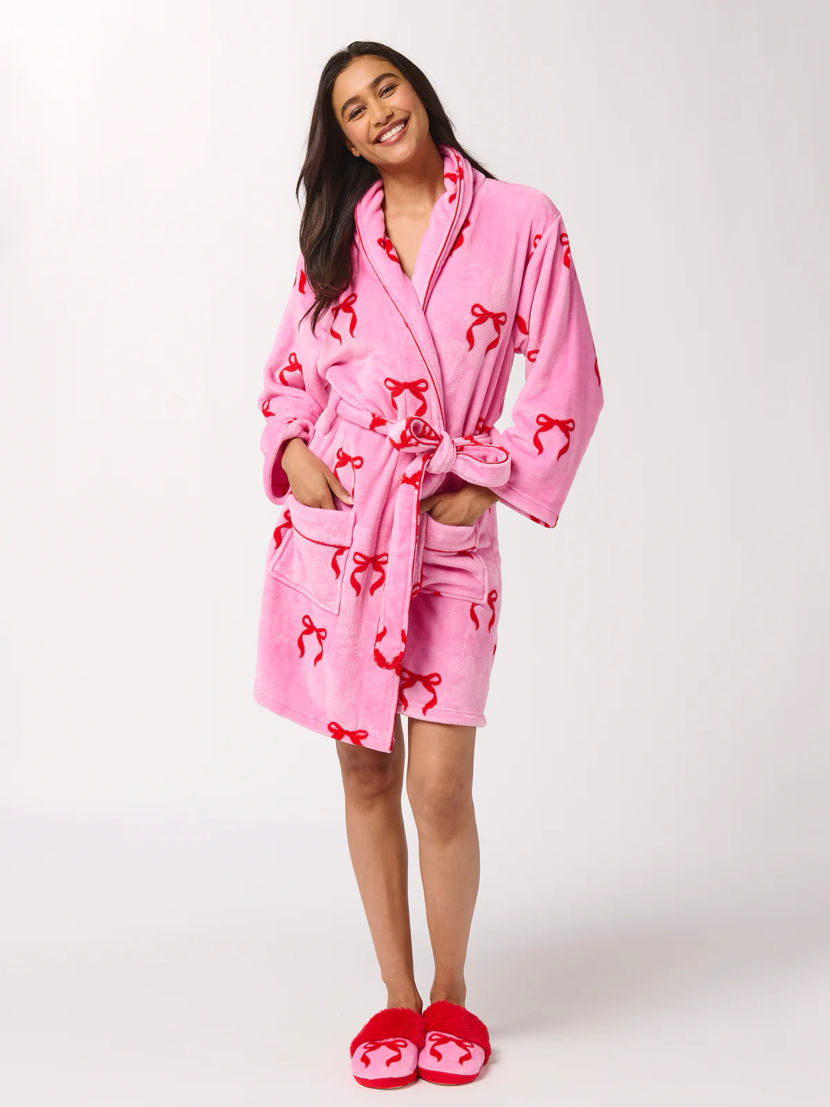 Shiraleah | Bow Robe - Pink