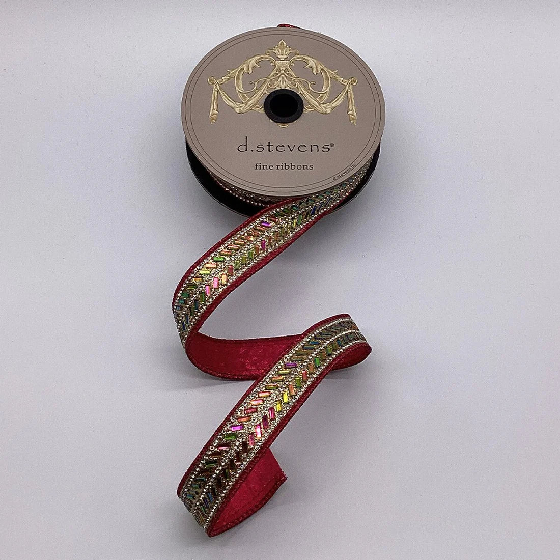 D. Stevens Ribbon | The Aurora Borreliosis Herringbone Jewel Ribbon