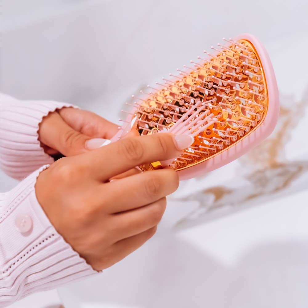 Teleties | Vented Brush | Full Size | Bubblegum Pink