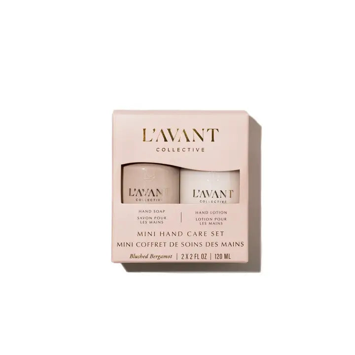 L'AVANT COLLECTIVE | Mini Hand Care Set, Hand Soap + Hand Lotion Blushed Bergamot