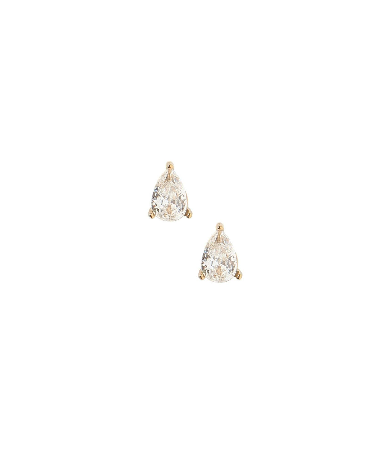 LINNY CO | Screwback Stud Earrings - Paige Pear Gold