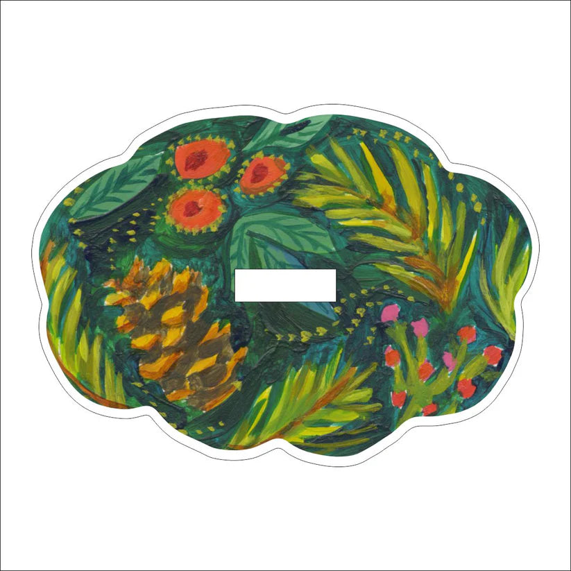 Kimberly Hodges Art | Pinecone & Holly Large Stand