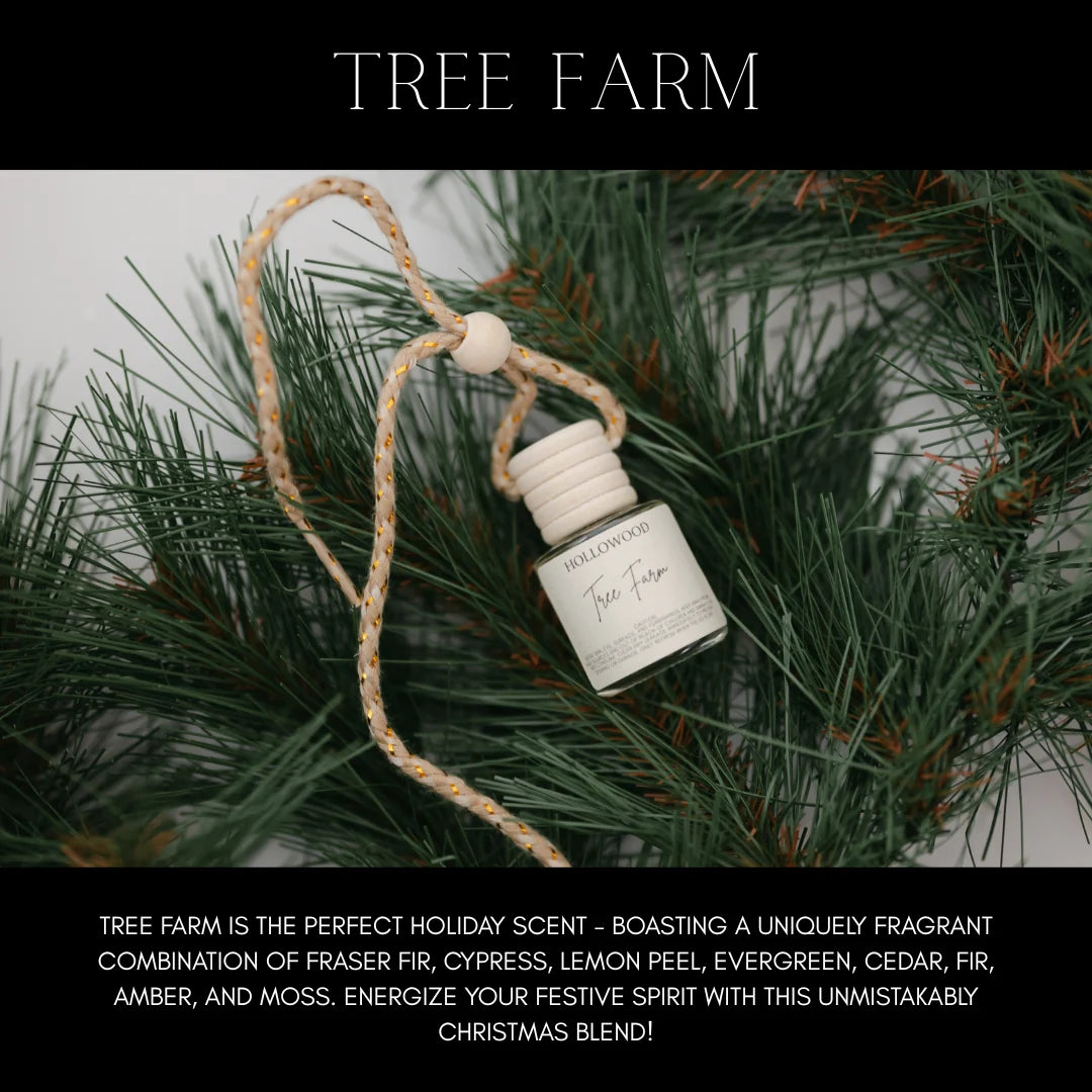 Hollowood | HOLIDAY CAR DIFFUSER - Tree Farm
