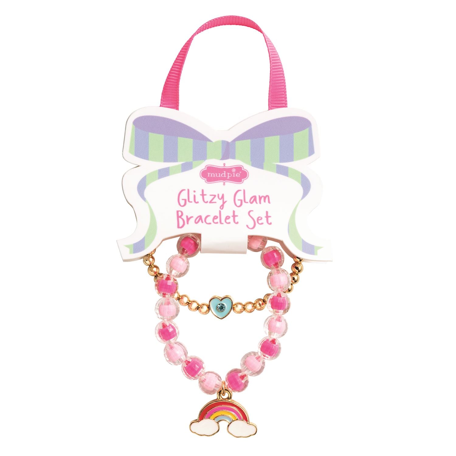 Mudpie | Glitzy Glam Bracelet Rainbow