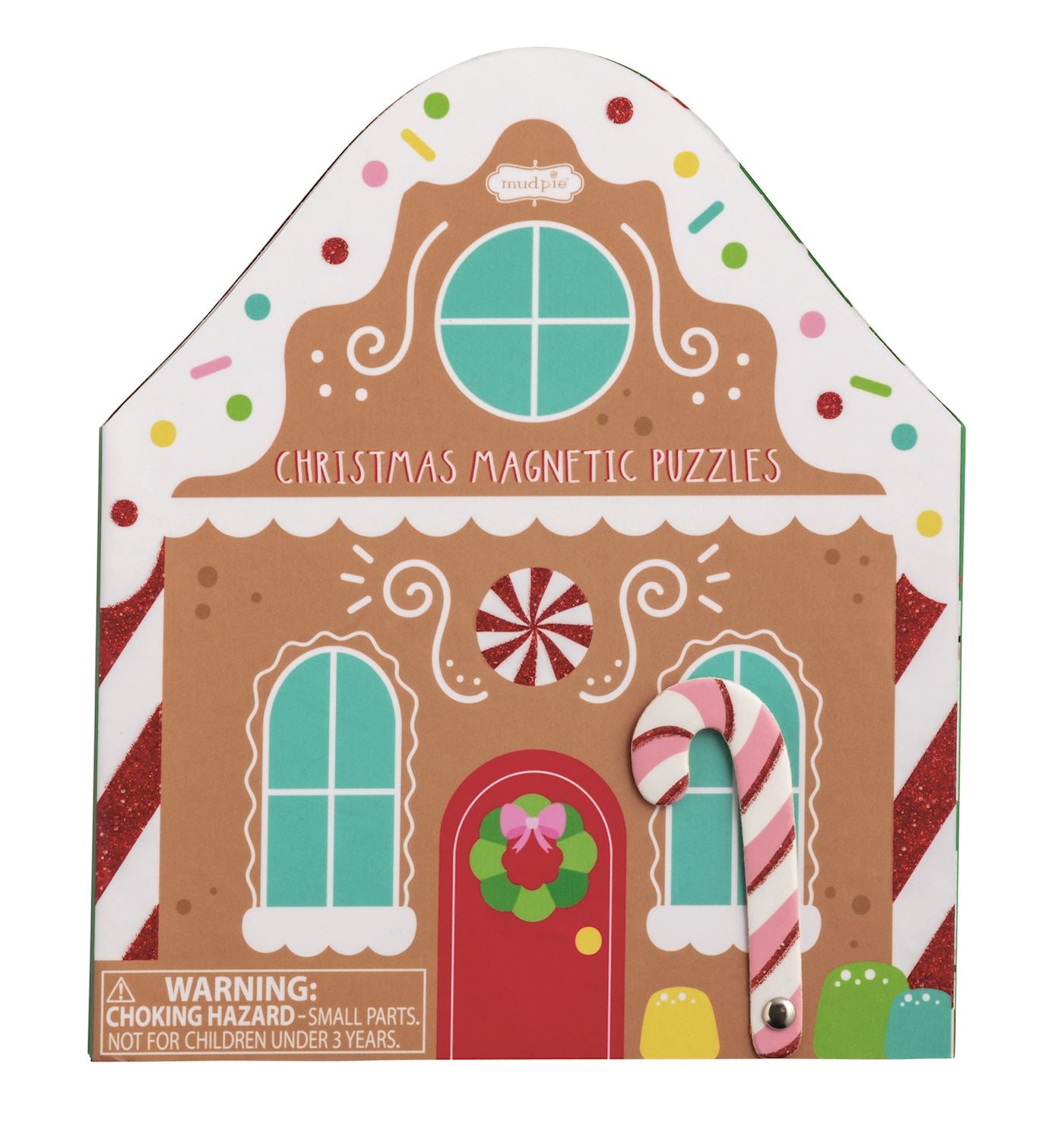 Mudpie | Gingerbread House Magnetic Puzzle Book
