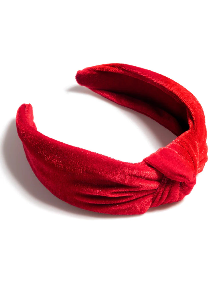 The Knotted Velvet Headband