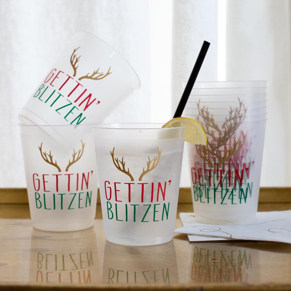 The Royal Standard | Gettin' Blitzen Party Cups (set of 10)
