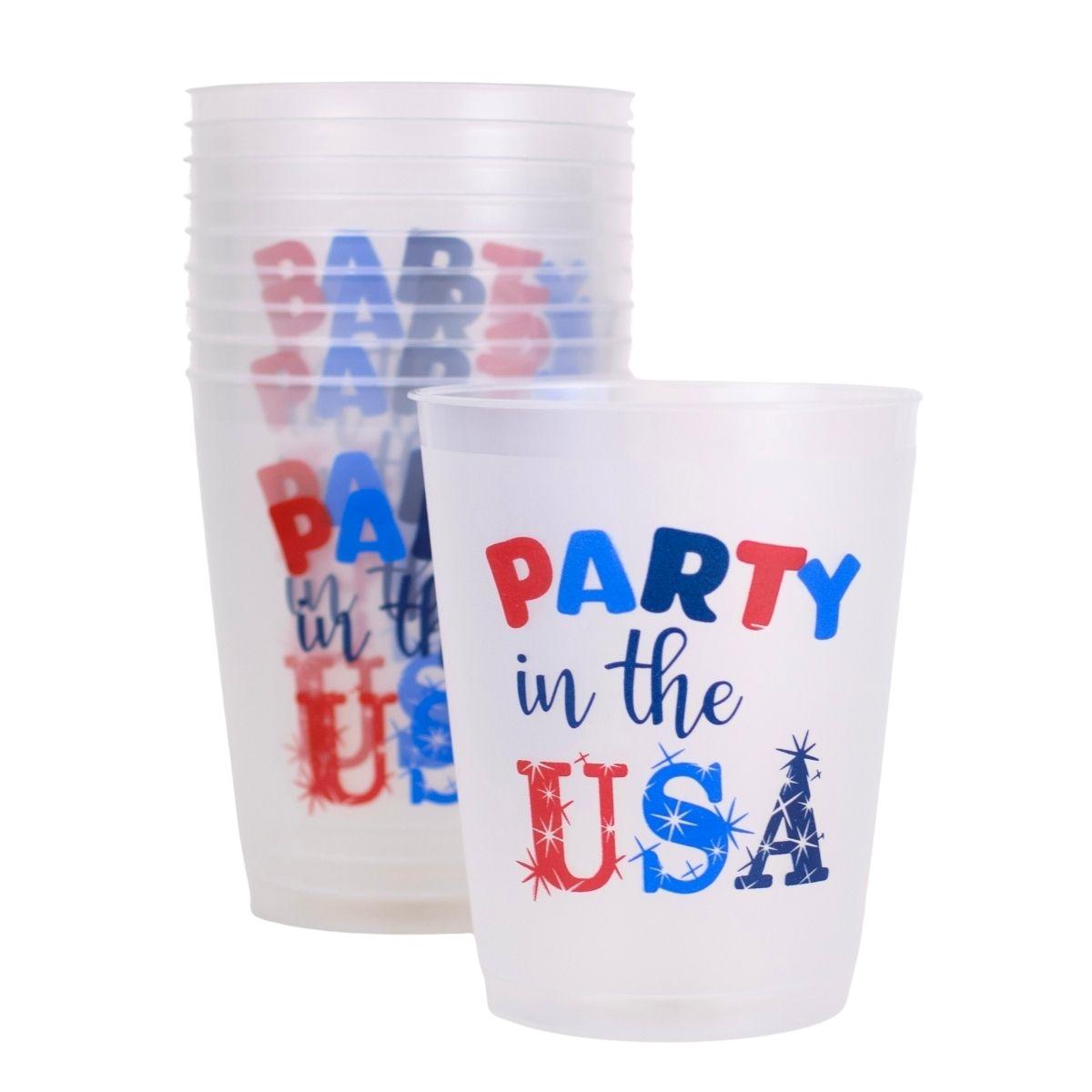 The Royal Standard | Party in the USA Party Cups (set of 10)