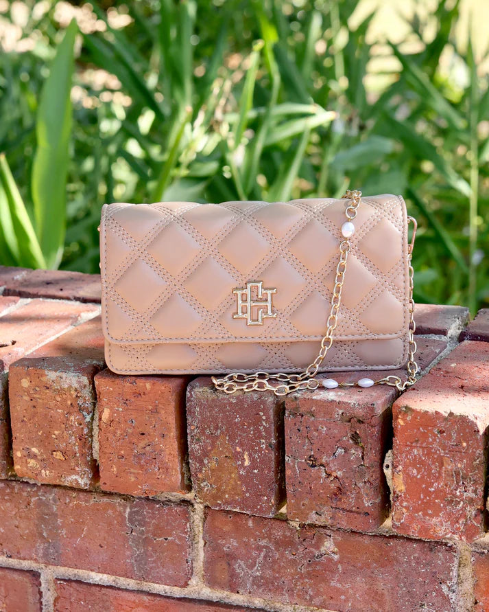 Caroline Hill | Brynleigh Clutch - Crossbody Latte DQ