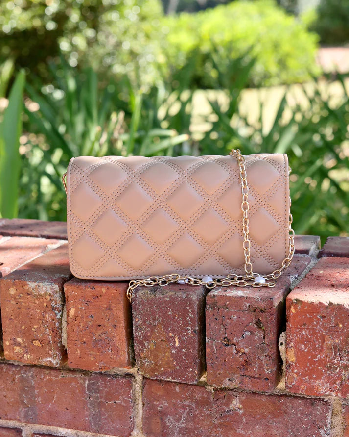 Caroline Hill | Brynleigh Clutch - Crossbody Latte DQ