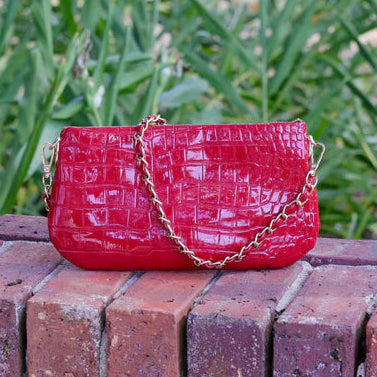 Caroline Hill | Livi Crossbody - Red Patent EC