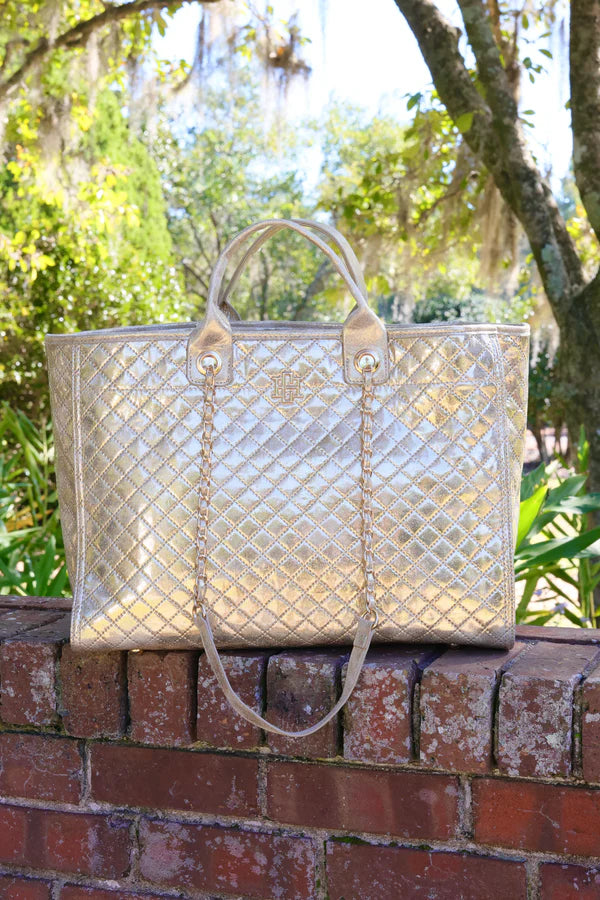Caroline Hill | Melissa Tote Bag - Champagne Pop