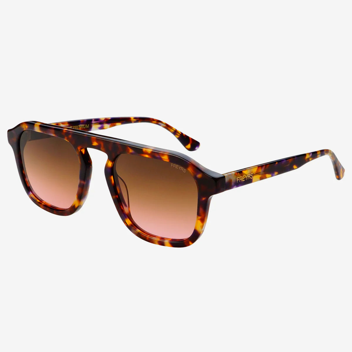 Freyrs | Addison Acetate Unisex Aviator Sunglasses-Sunset