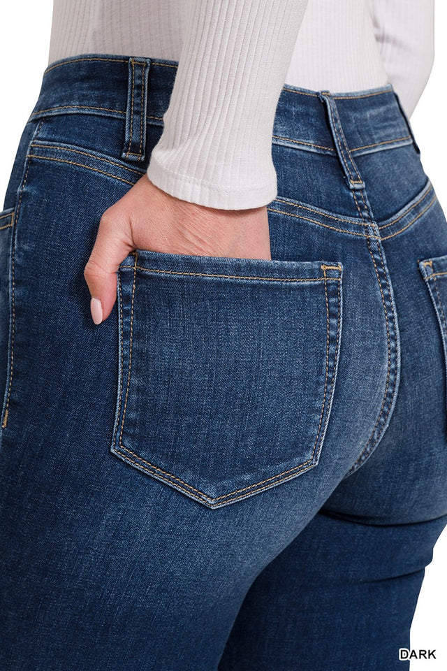 High Waist Skinny Stretch Jeans (Final Sale)