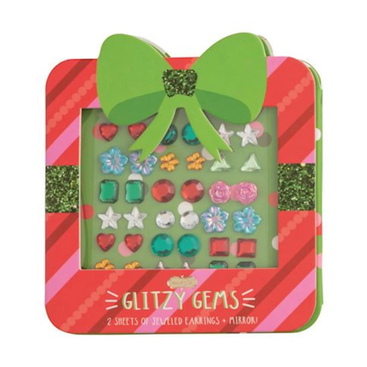 Mudpie | Glitzy Gems Christmas Sticker Earrings