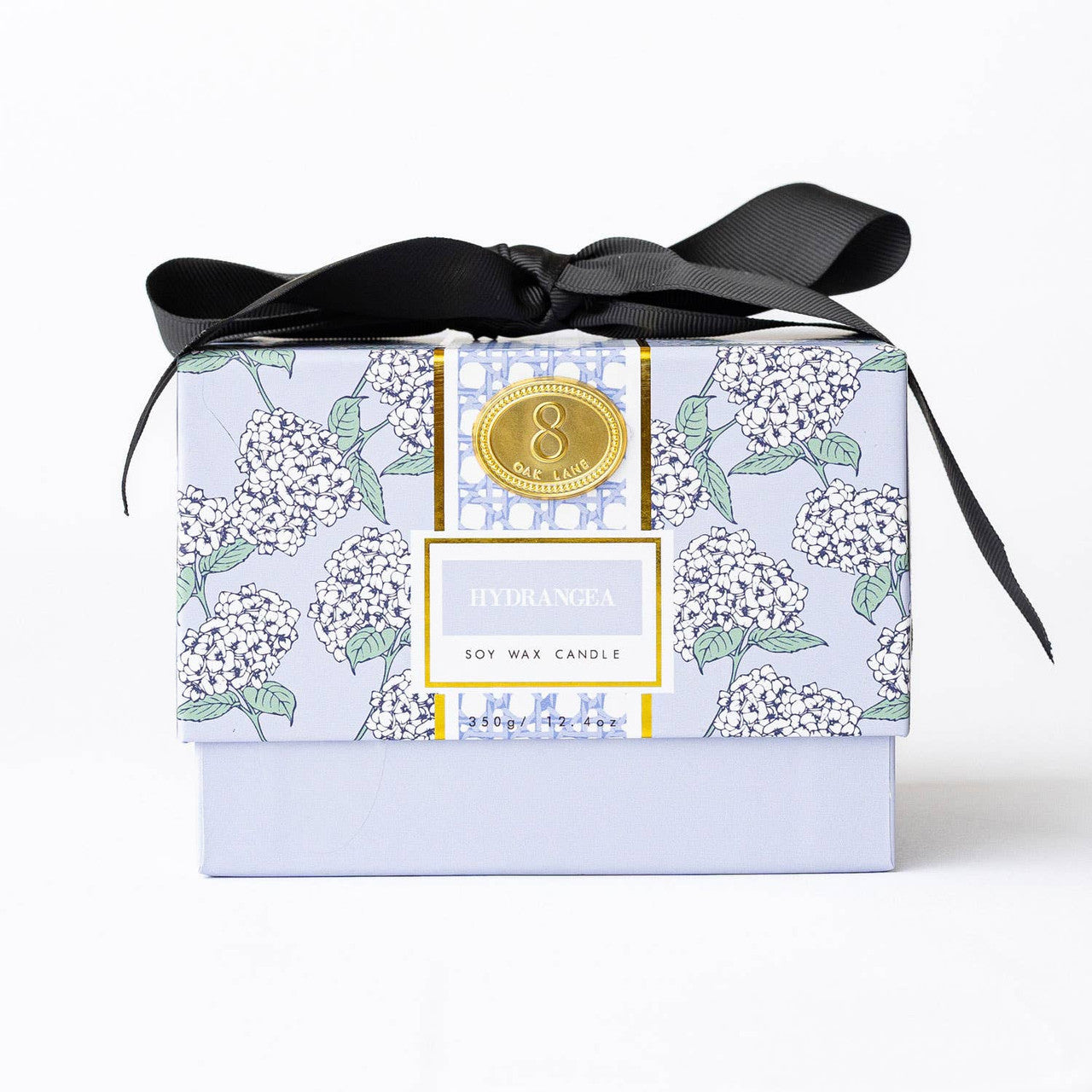 8 Oak Lane | Hydrangea 3-Wick Boxed Soy Wax Candle