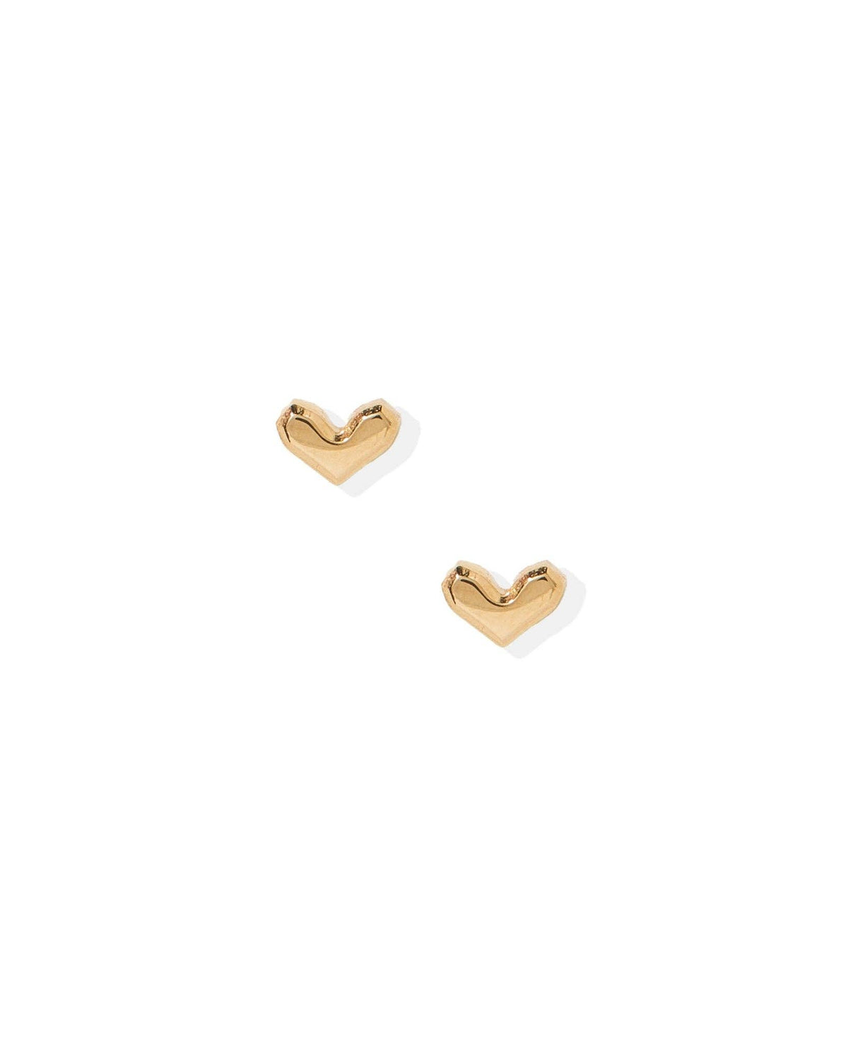 LINNY CO | Screwback Stud Earrings - Fable Heart Gold