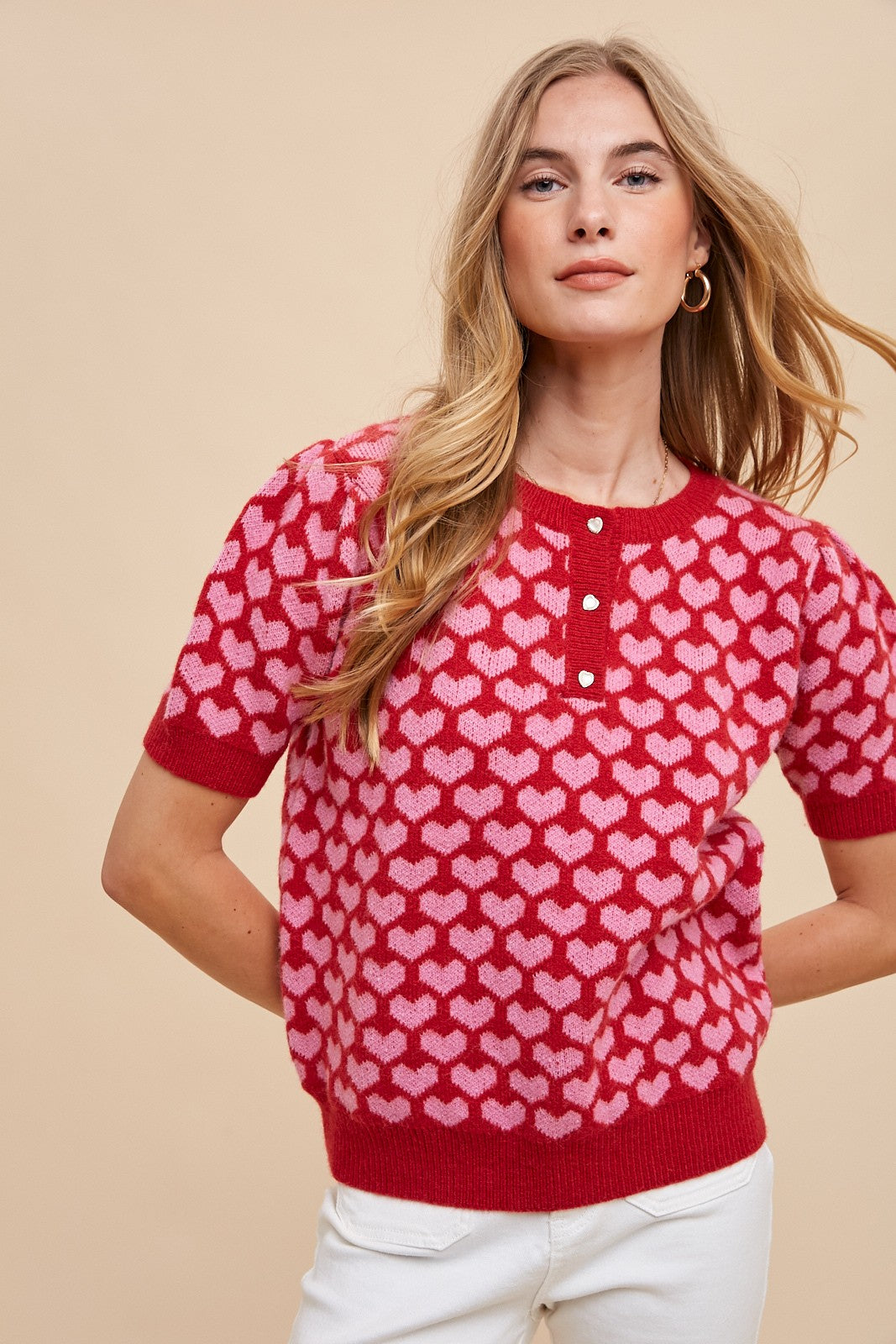 Anniewear | The Heart Henley Top (Final Sale)