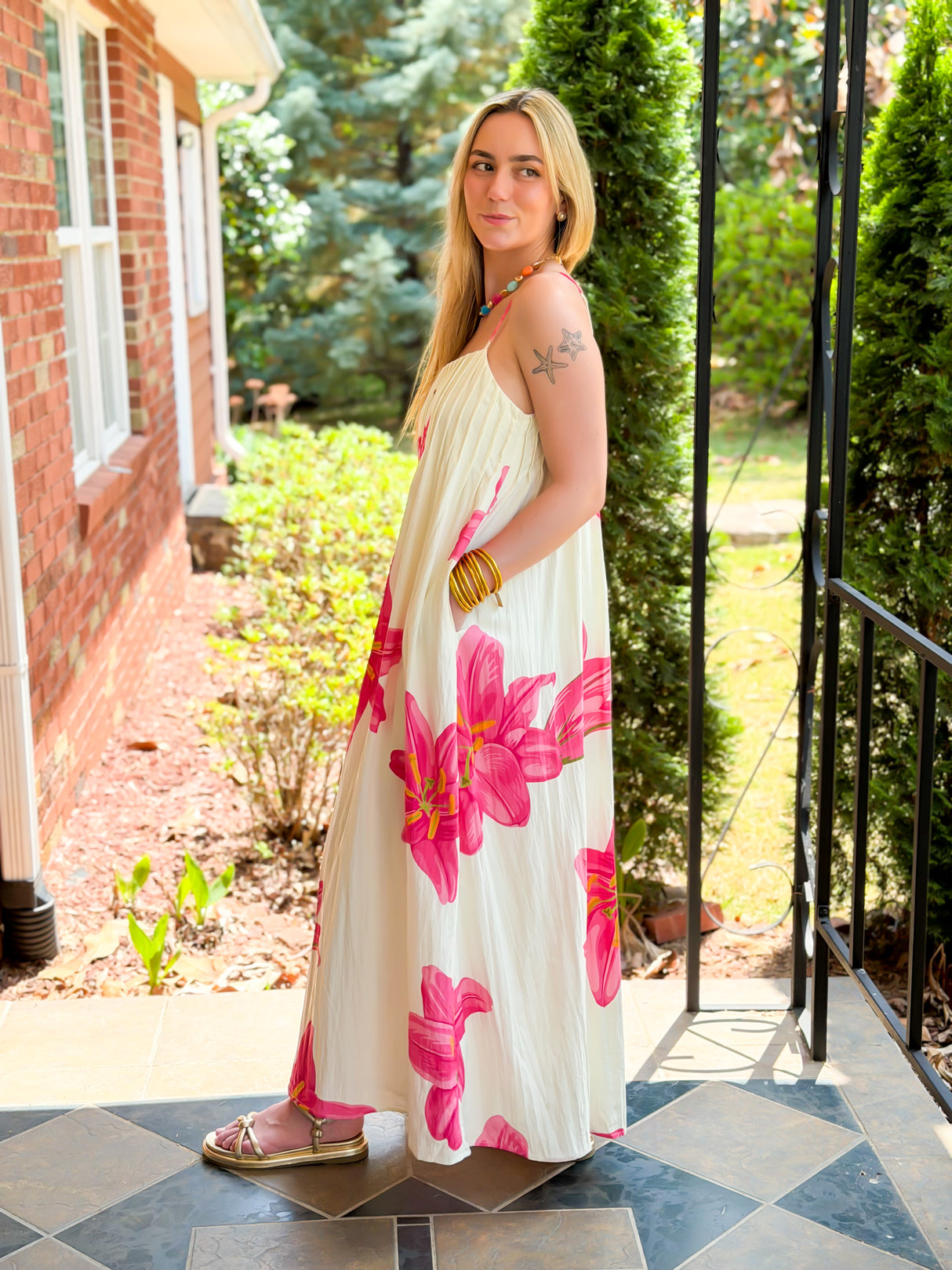 Lily Anne Garden Maxi Dress
