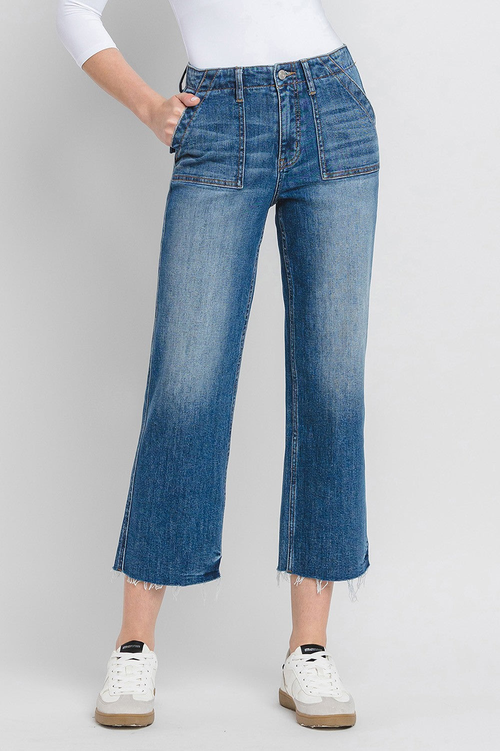 Lovervet | High Rise Utility Straight Crop