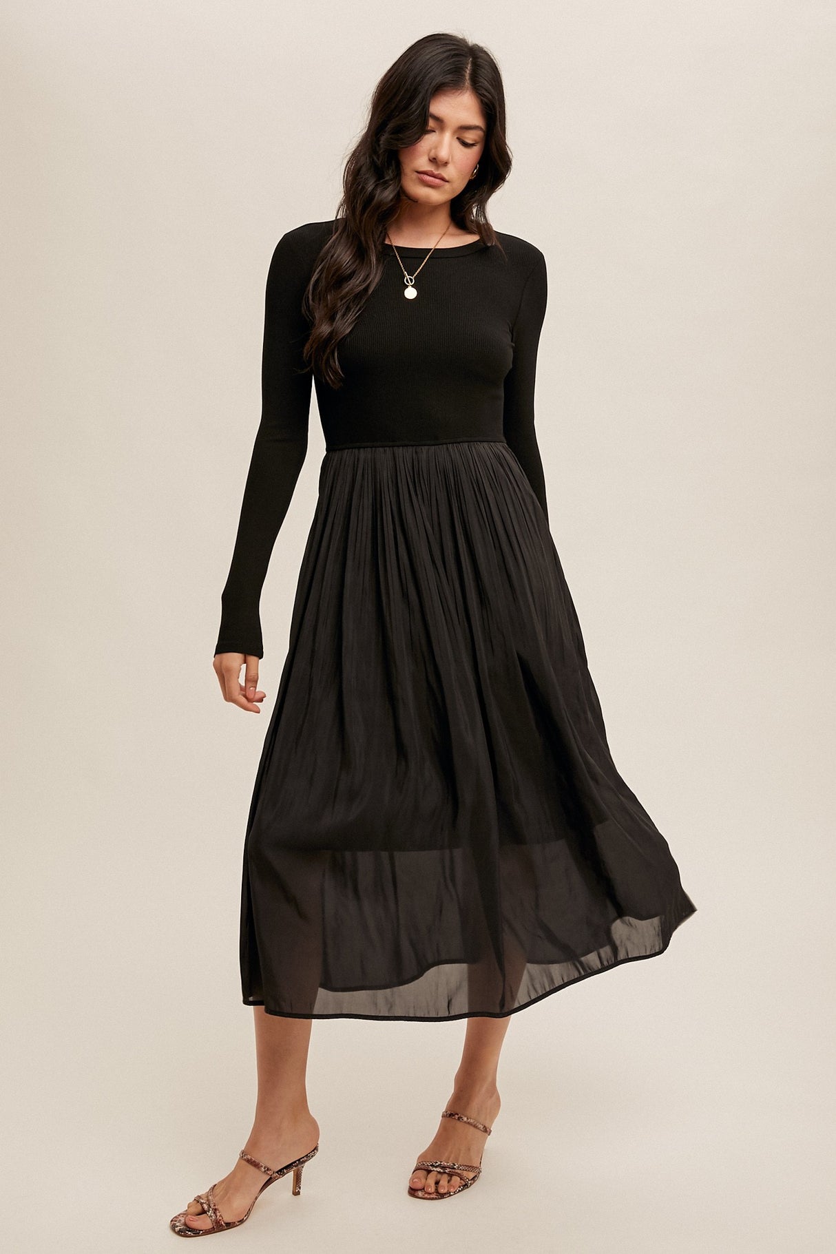 The Cooler Nights Midi Dress (Final Sale)