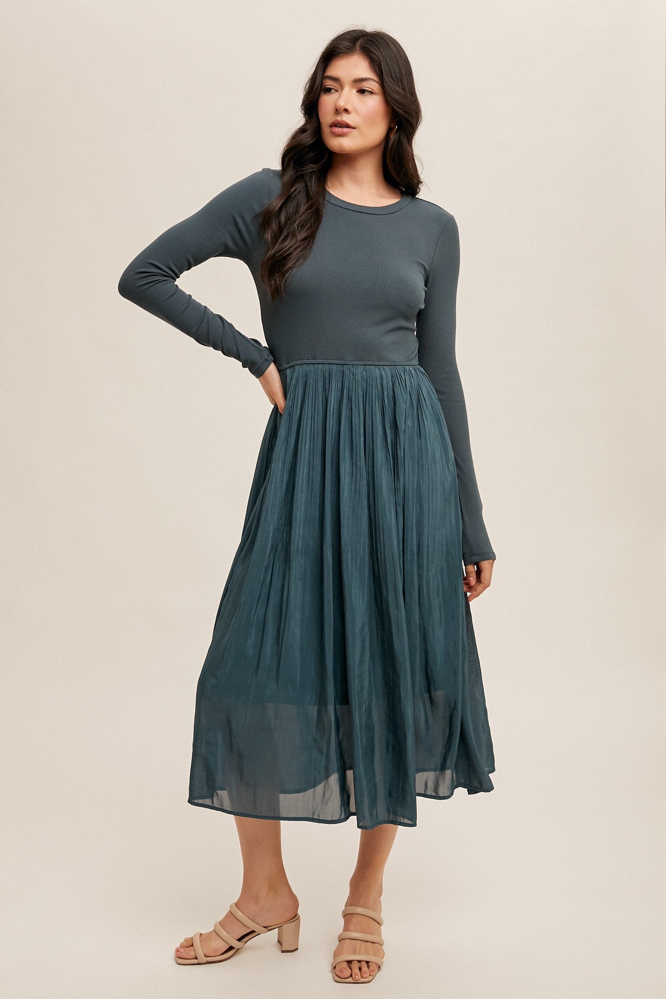 The Cooler Nights Midi Dress (Final Sale)