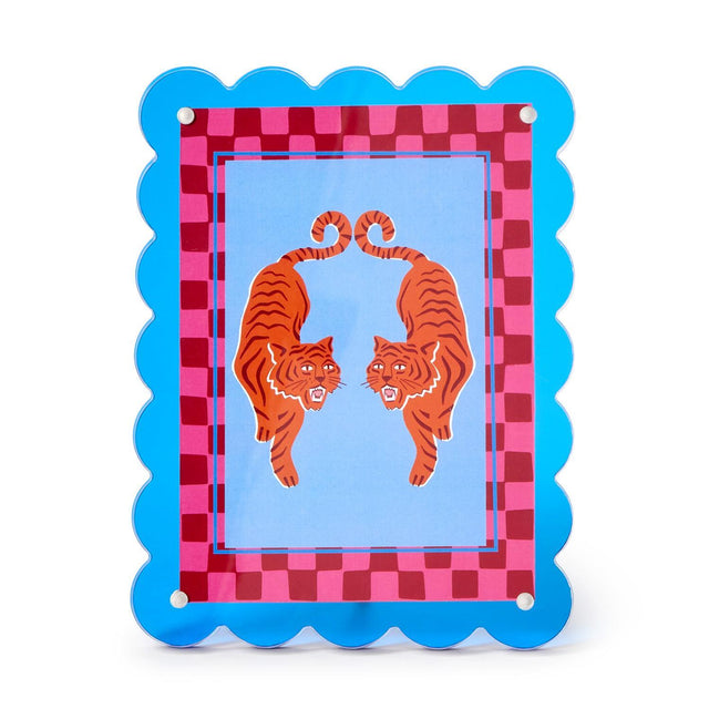 Color Pop 5x7 Scalloped Edge Acrylic Photo Frame