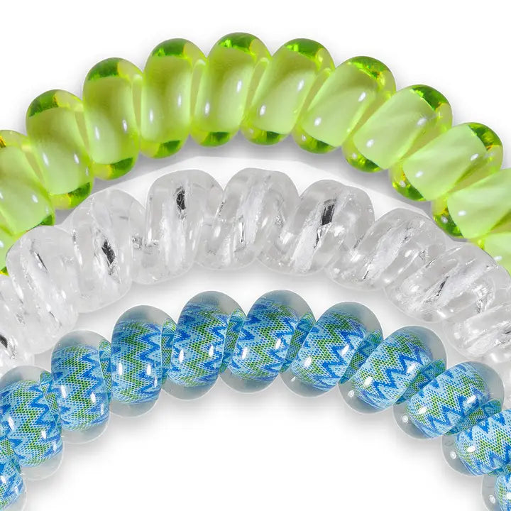 Teleties | Ocean Villa - Small Spiral Hair Ties
