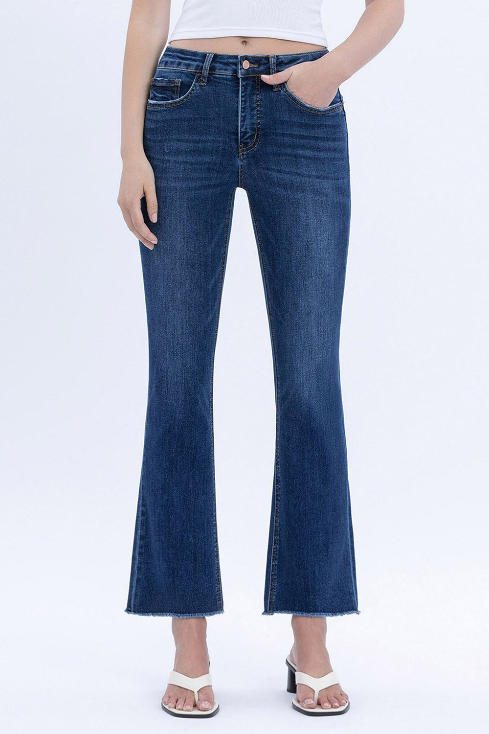 Lovervet | Tummy Control High Rise Kick Flare Jean