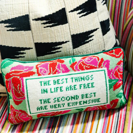 Furbish | Expensive Needlepoint Pillow