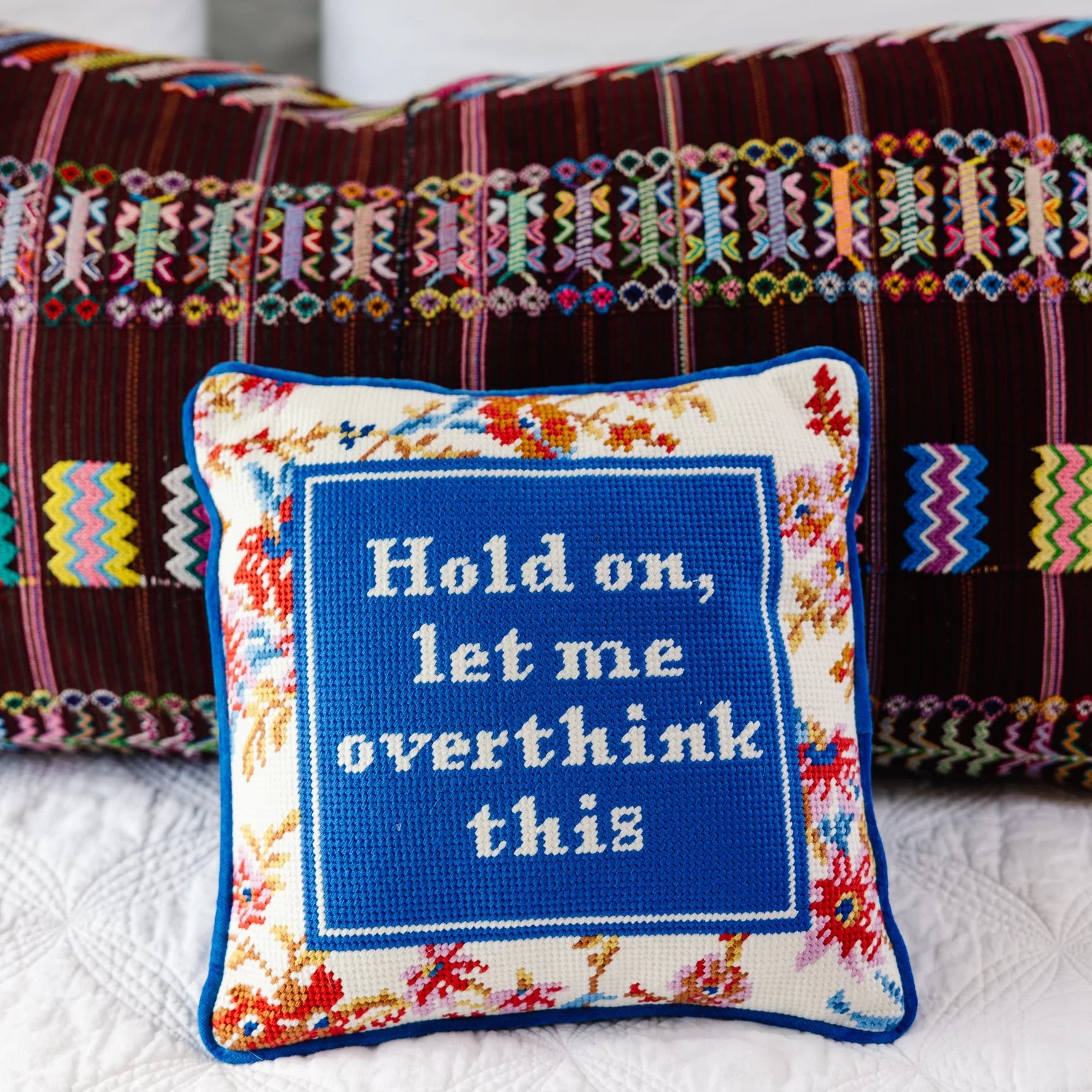 Furbish | Overthink Needlepoint Pillow