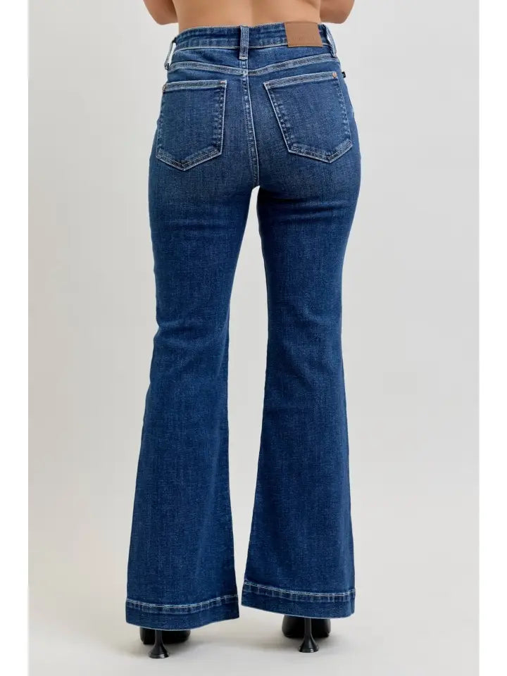 Judy Blue | High Waisted Petite Trouser Flare