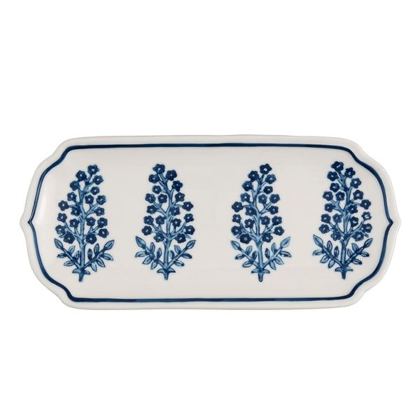 Mudpie | Blue Floral Everything Dish