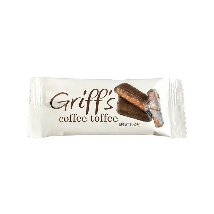 Griff's Toffee | Griff's Coffee Toffee - 1oz Dark Chocolate Toffee