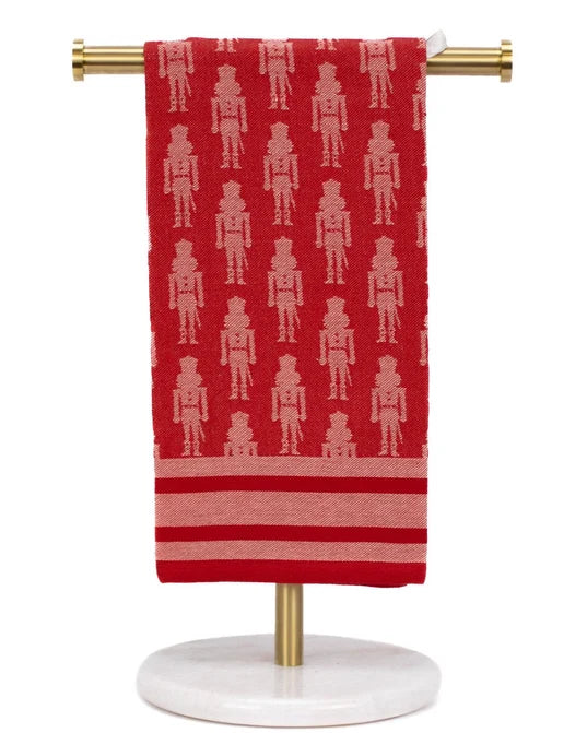 The Royal Standard | Nutcracker Jacquard Hand Towel Red
