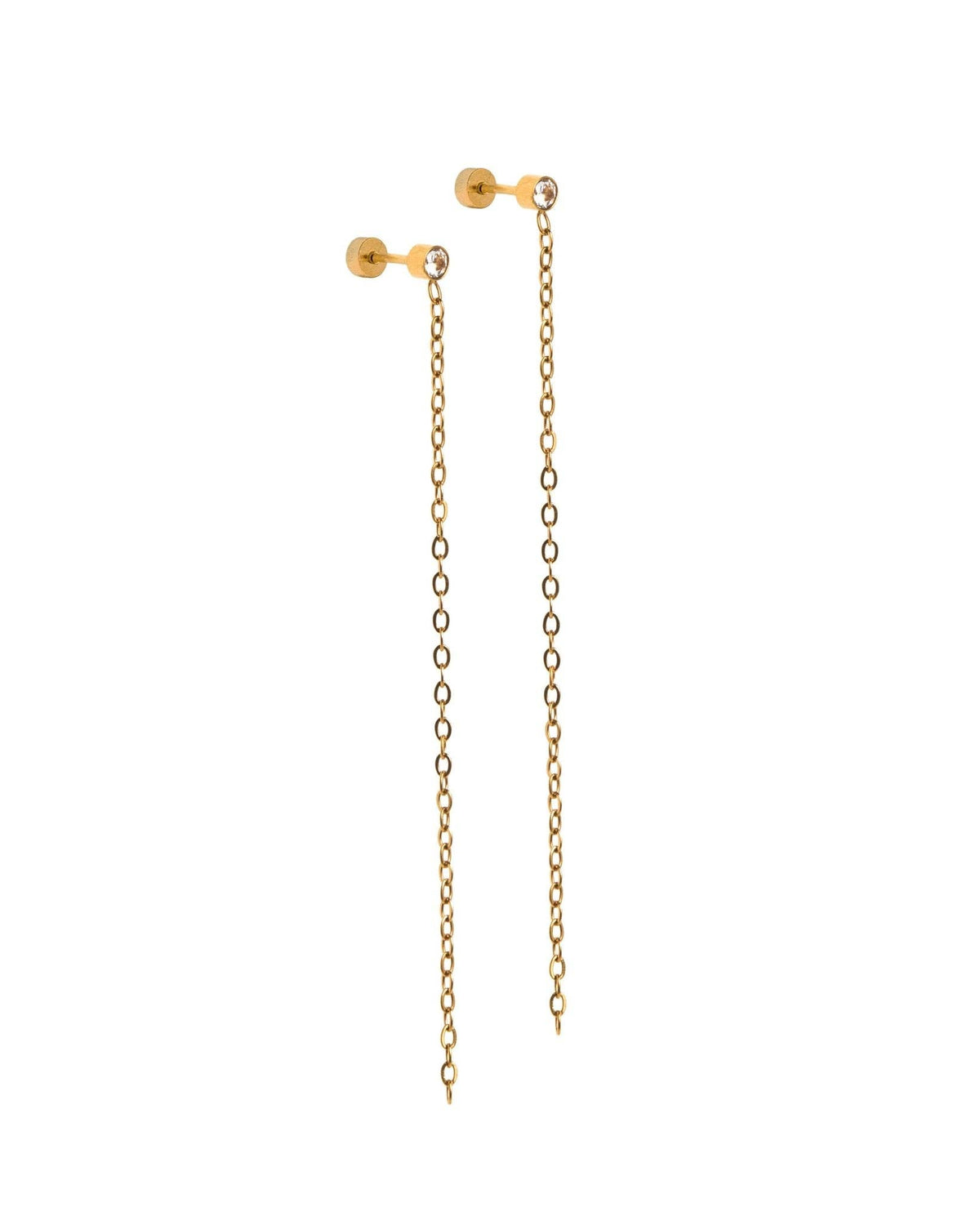 LINNY CO | Screwback Stud Earrings - Darby Duster Gold