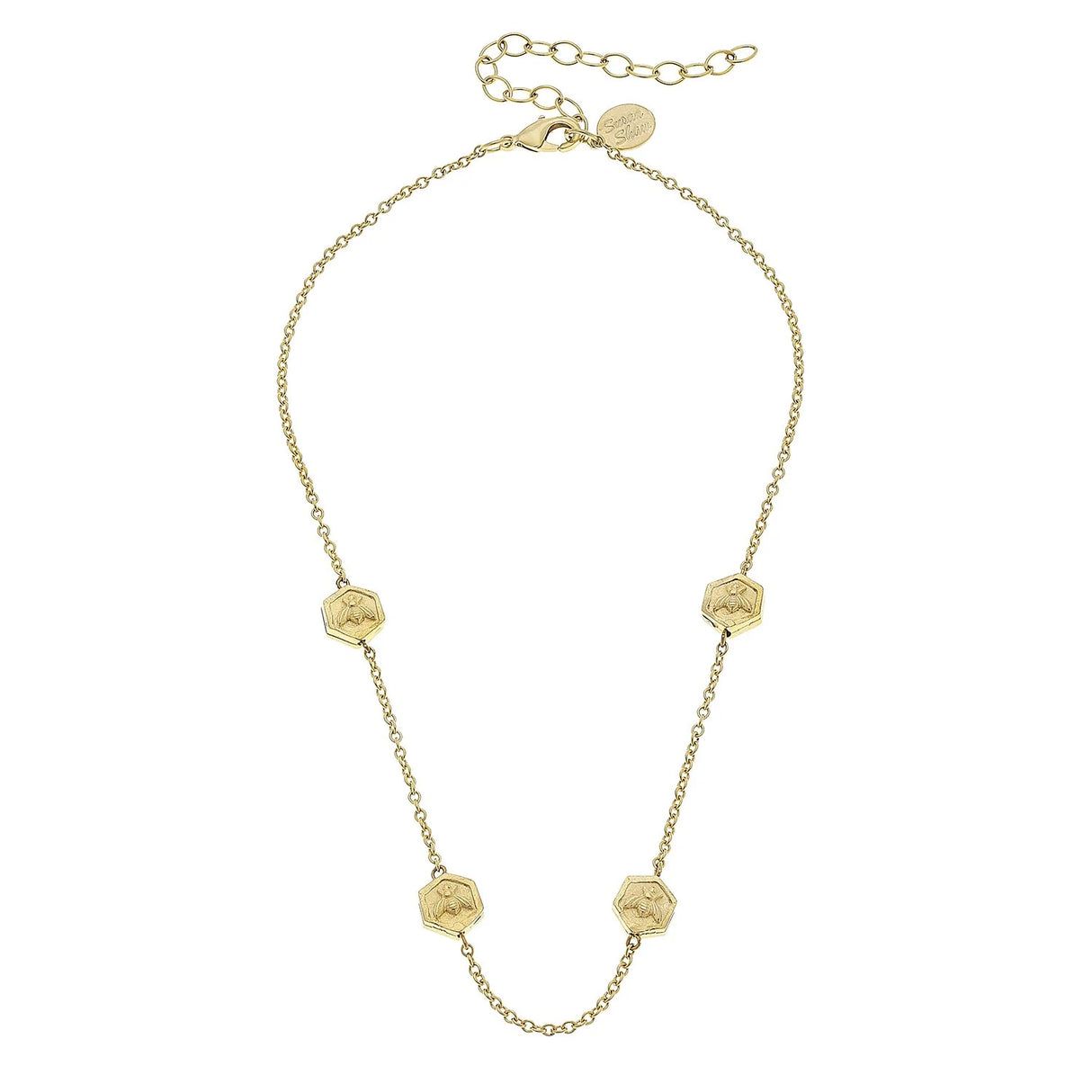Susan Shaw | Dainty Multi Bee Necklace
