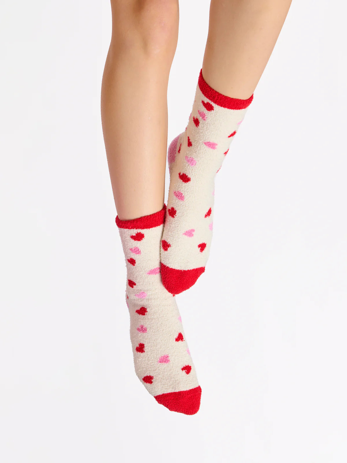 Shiraleah | Candy Heart Socks - Ivory
