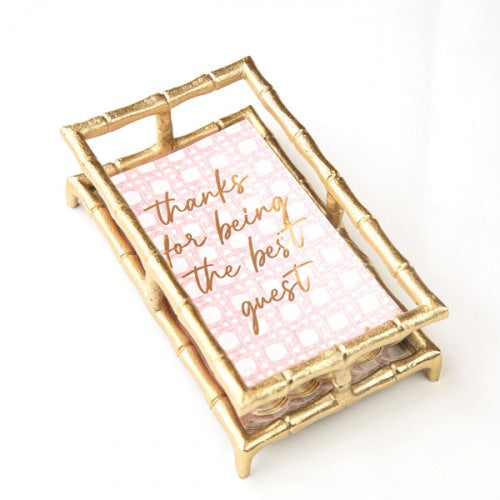 8 Oak Lane | Pink Cane Paper Guest Towels