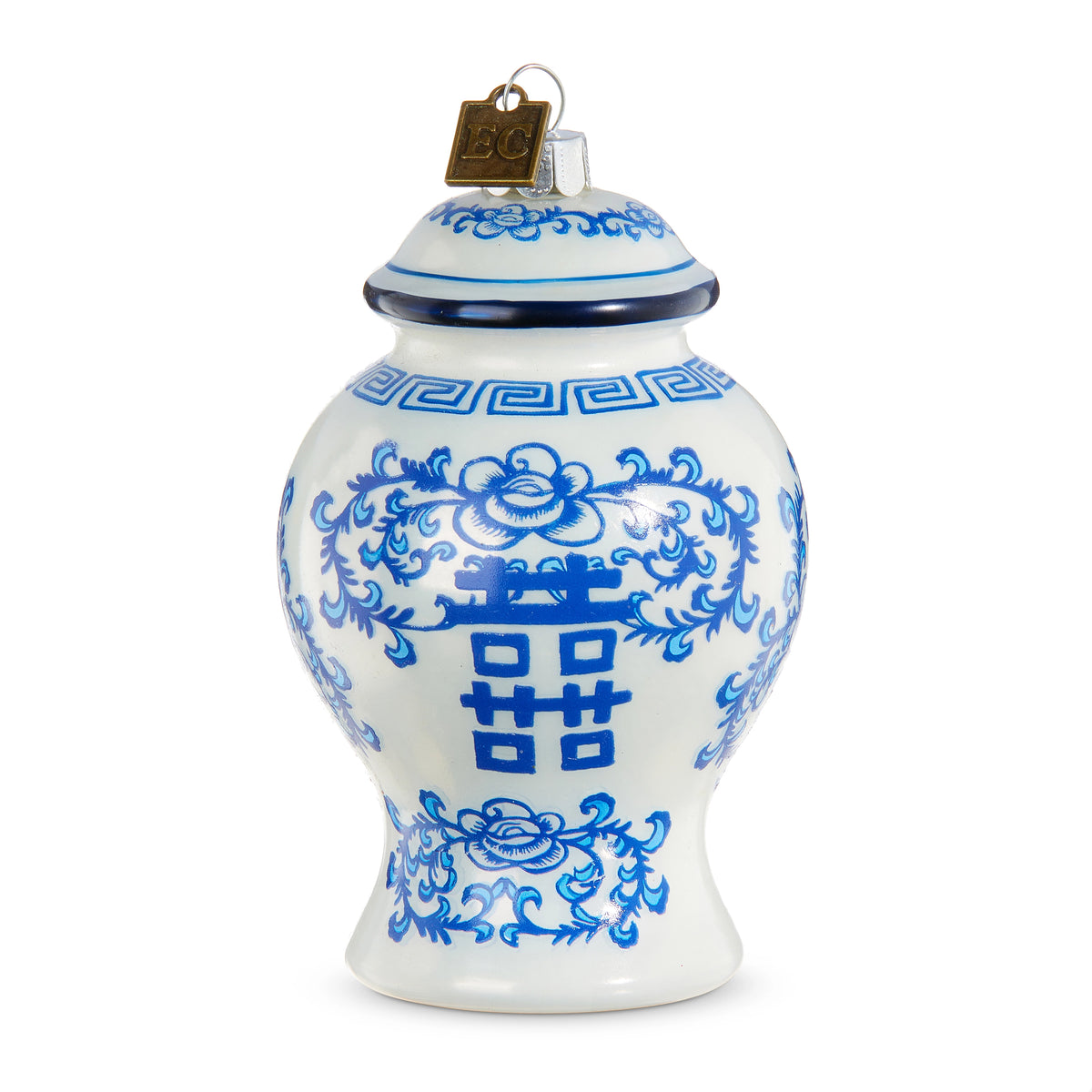 Blue Willow Ginger Jar Ornament