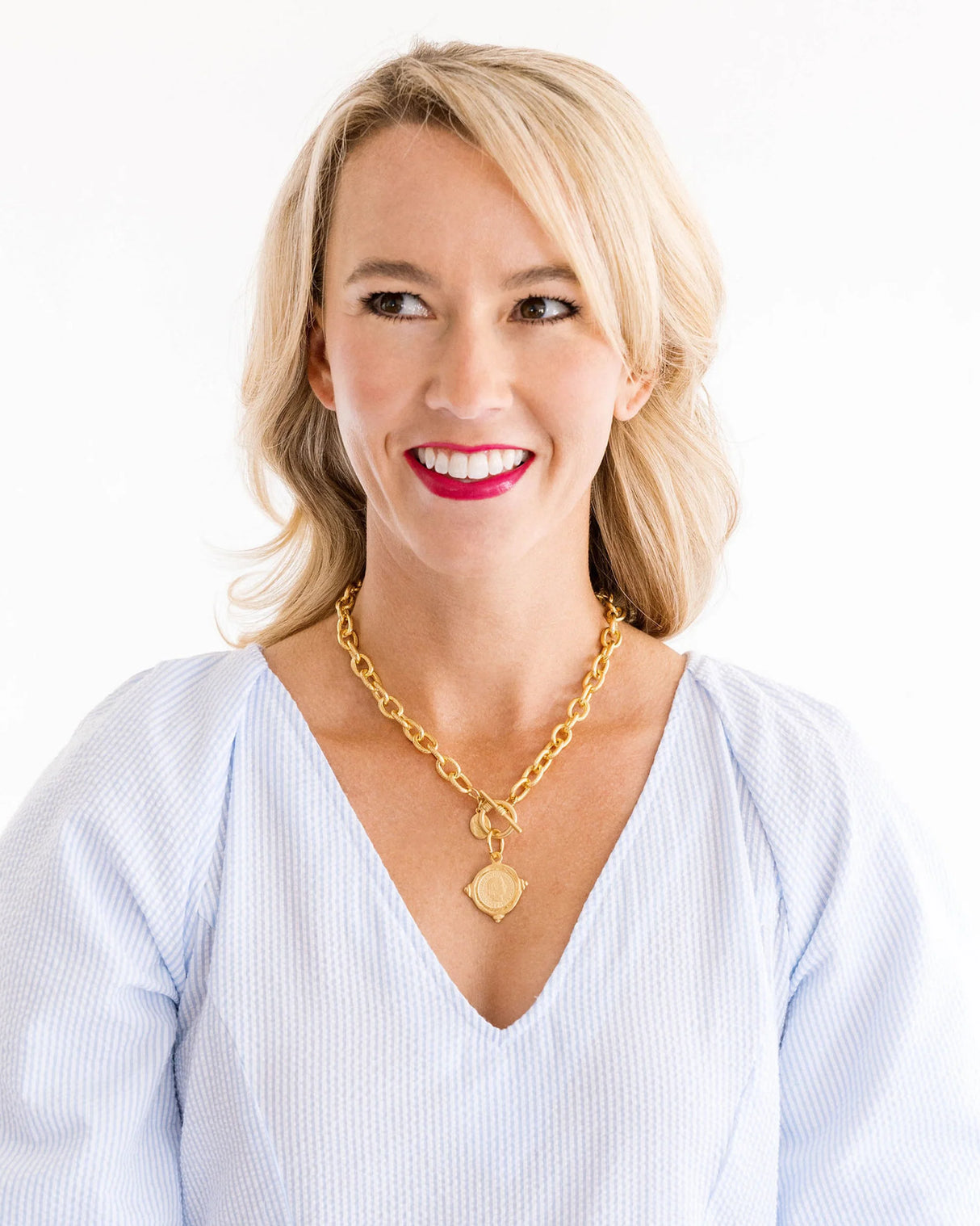 Susan Shaw | Coin Toggle Necklace