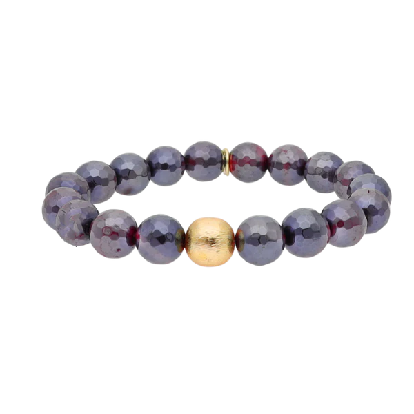 BuDhaGirl | Mélange Beaded Bracelet - Red Tiger Eye