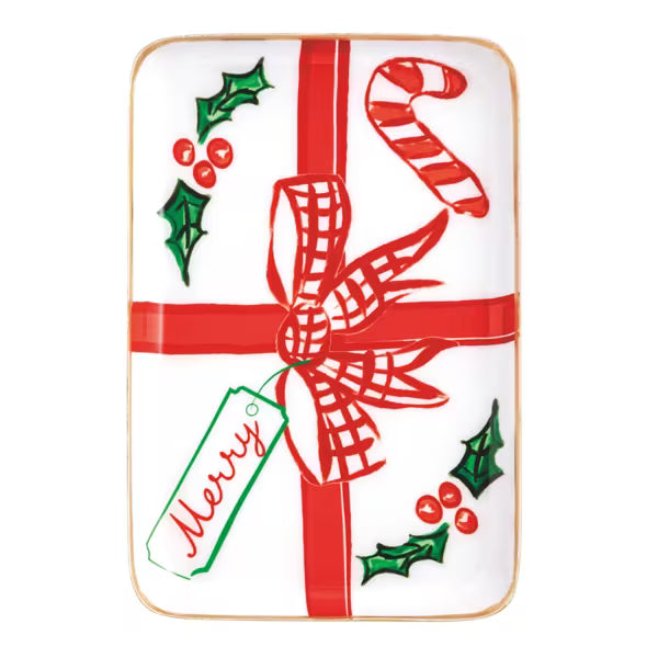 Mudpie | Bow Metal Tidbit Plate