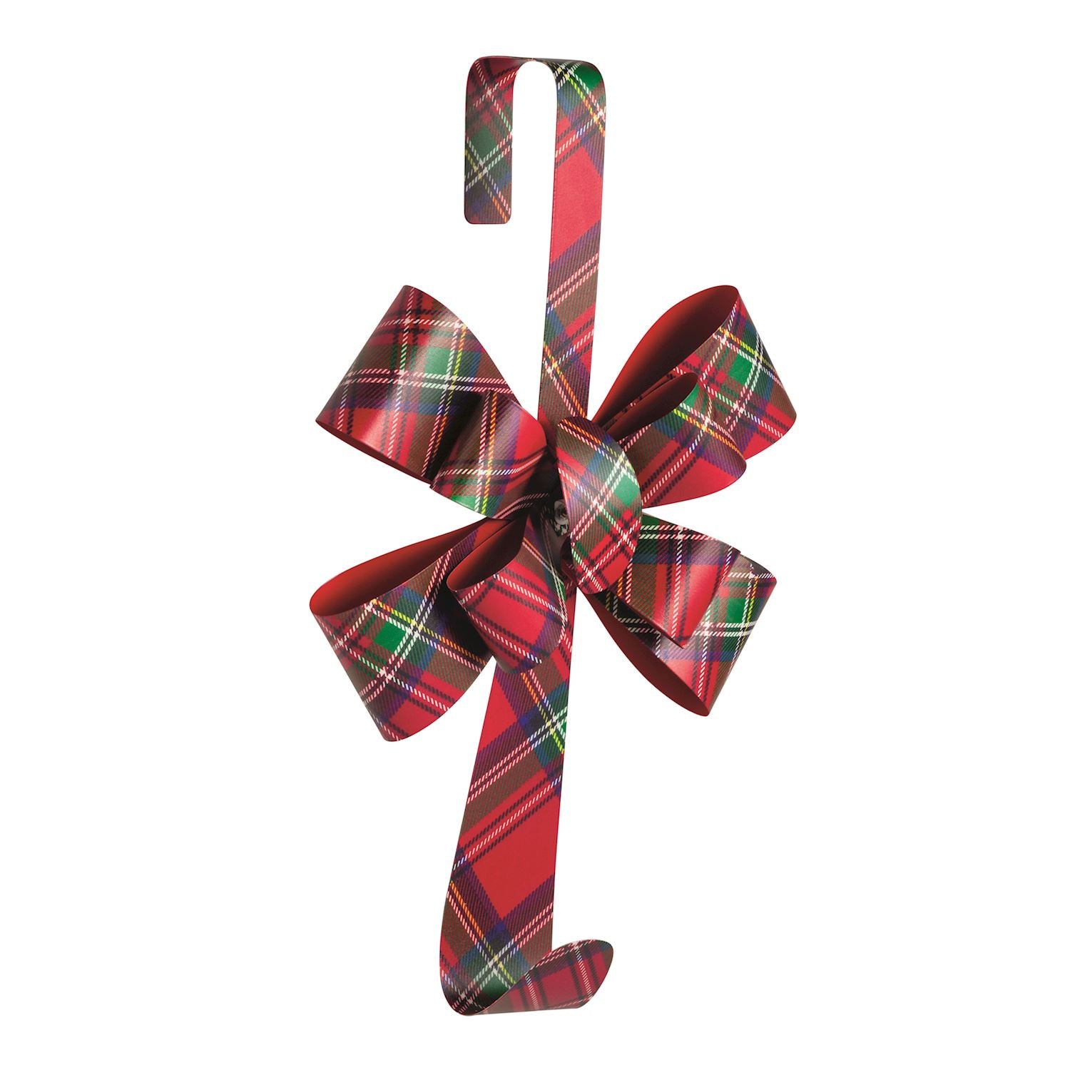 Mudpie | Tartan Bow Wreath Hanger