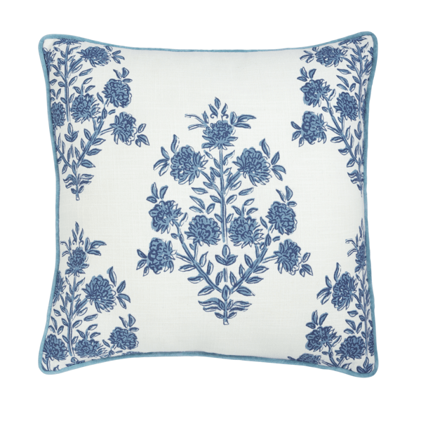 Mudpie | Block Print Pattern Pillow - Large Motif