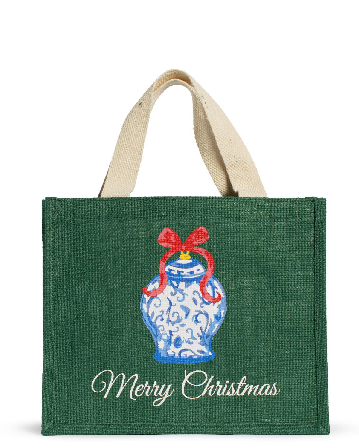 The Royal Standard | Chinoiserie Merry Christmas Gift Tote