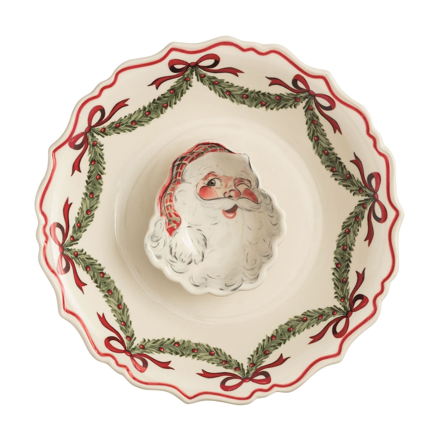 Mudpie | Santa Chip & Dip Set